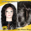 6A grade natural black color Peruvian human hair lace front wigs in miami